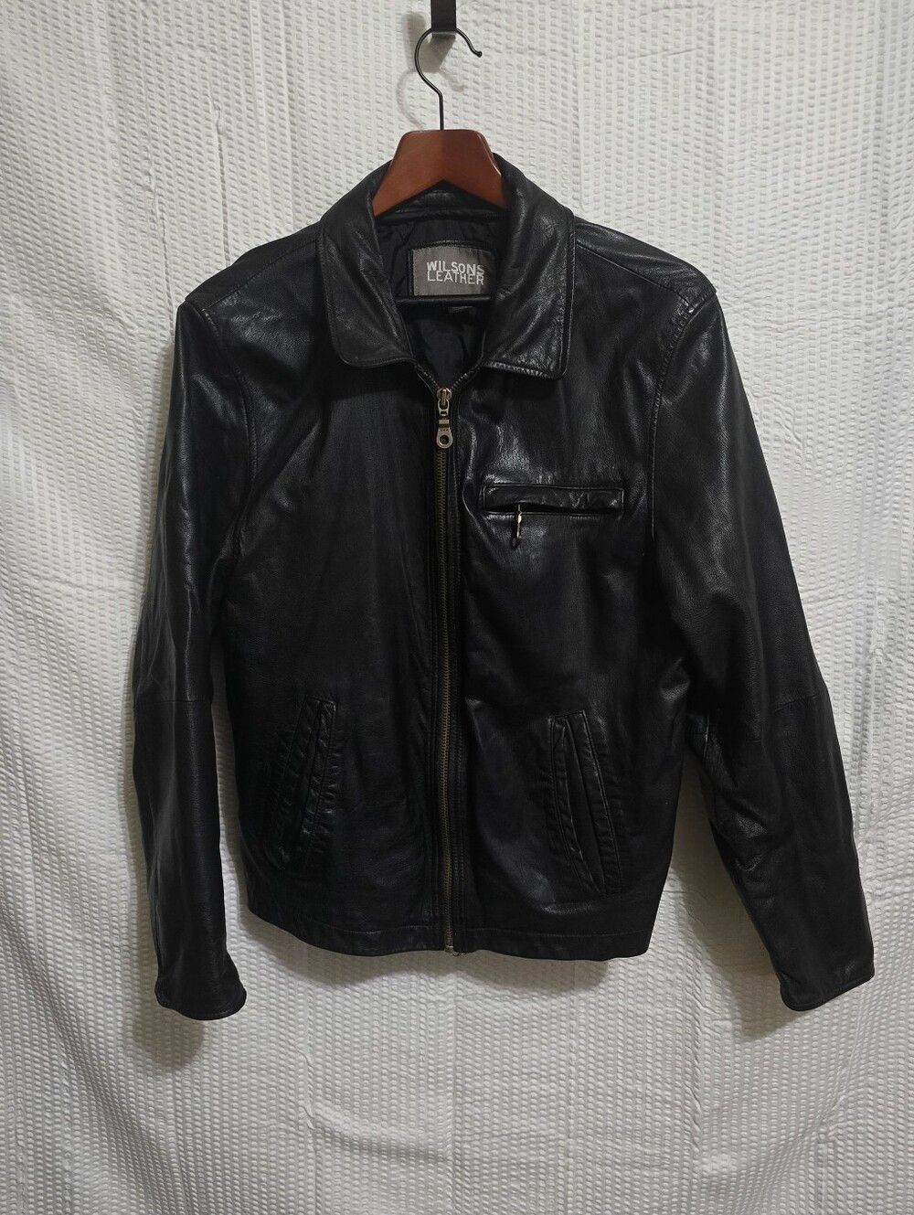 Wilsons Leather Genuine Leather Jacket | Black | Size S | Vintage Streetwear
